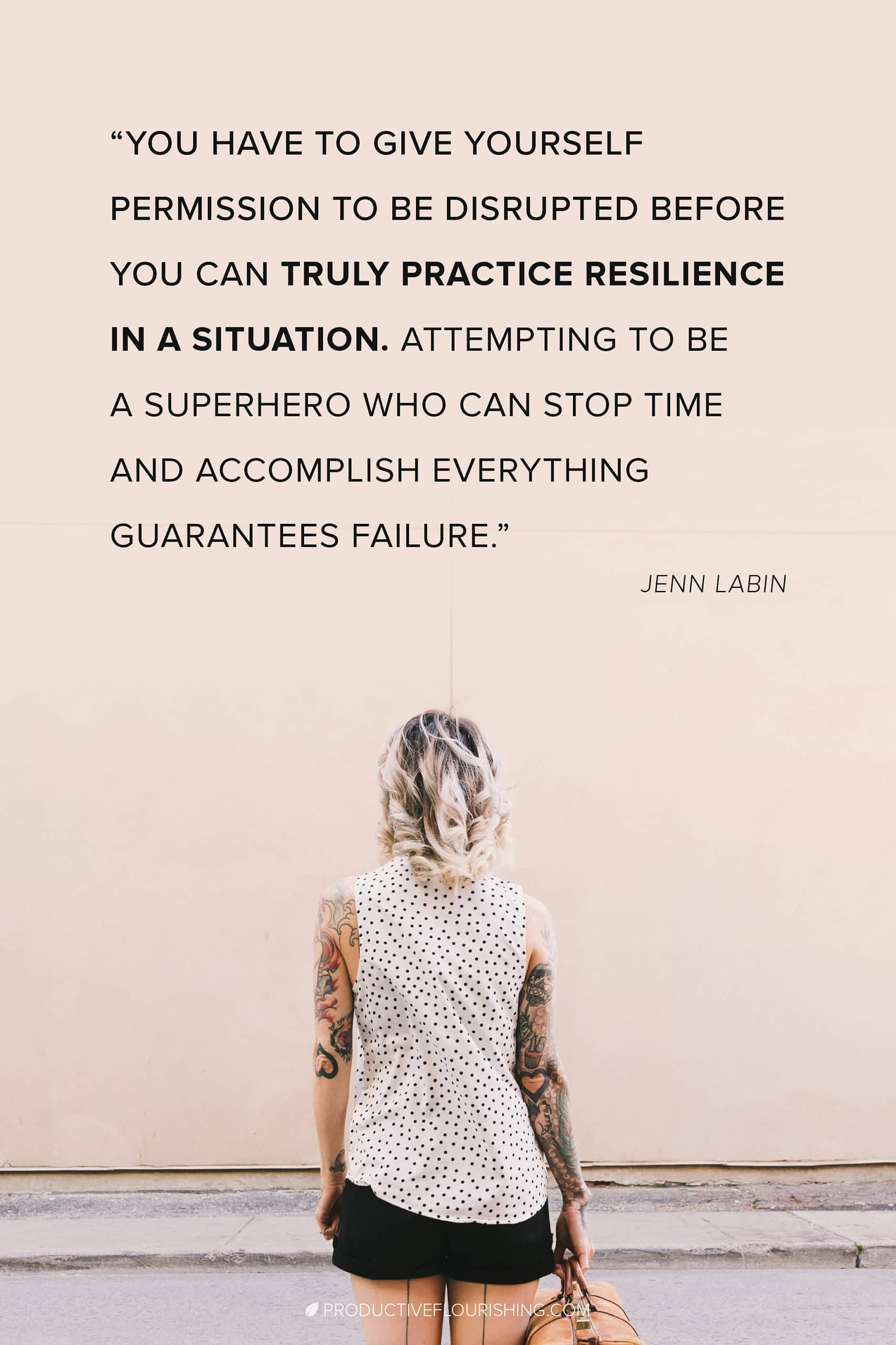 Overcoming Major Disruptions In Your Work Life: How to be more present at work when personal events wreak havoc on productivity at work. Guest author, Jenn Labin, highlights three steps to practicing resilience - the key to bouncing back to productivity. Be intentional about the comeback! #skillsforsuccess #resilientmindset #productiveflourishing