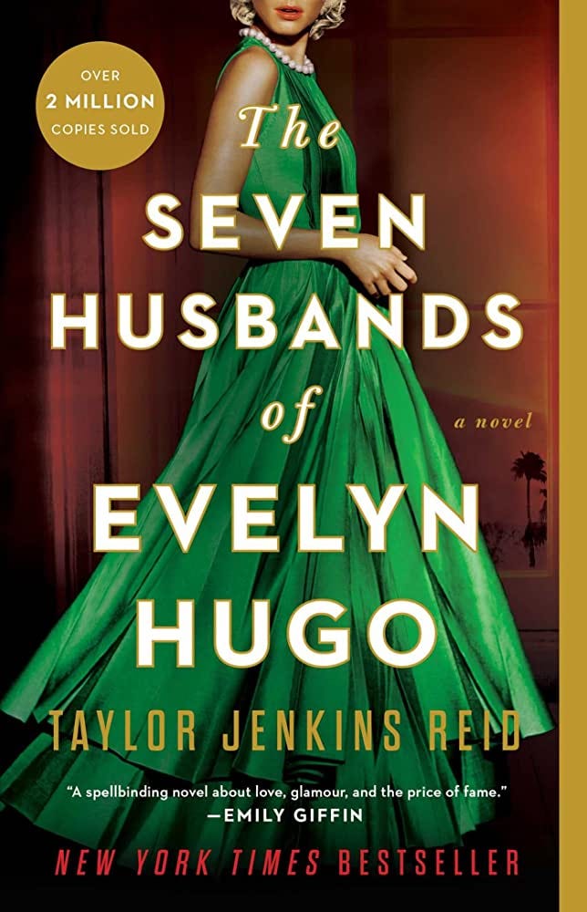 Cover of "The Seven Husbands of Evelyn Hugo."