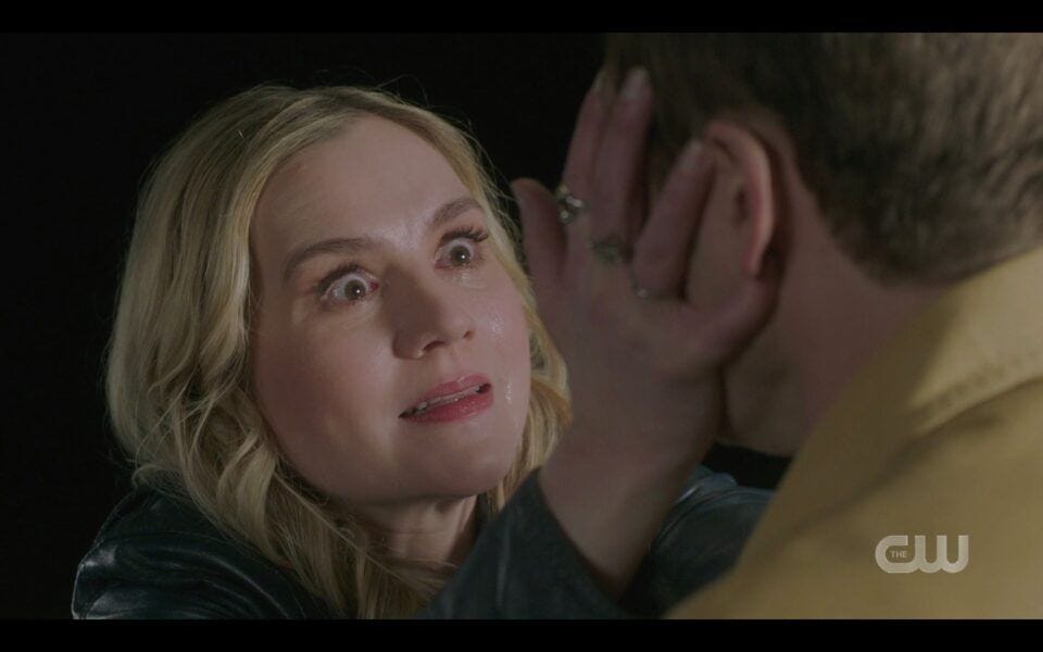 SPN Rachel Miner squeezing exploding Jacks head 1518