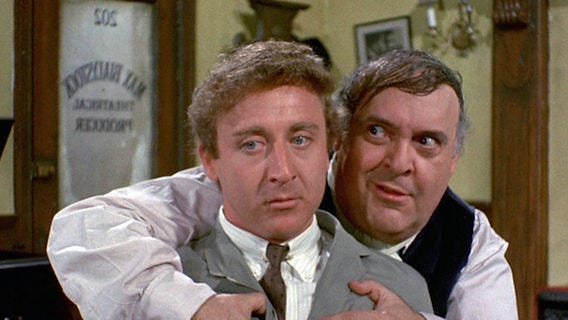 THE PRODUCERS, 1967, Mel Brooks, Zero Mostel, Gene Wilder, Dick Shawn,  Kenneth Mars, classic comedy