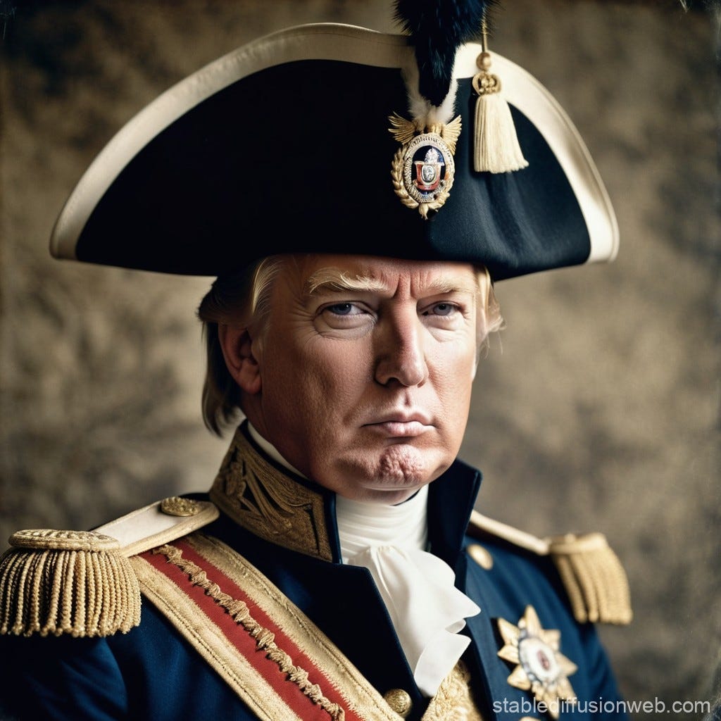 17th Century Donald Trump as Napoleon | Stable Diffusion Online