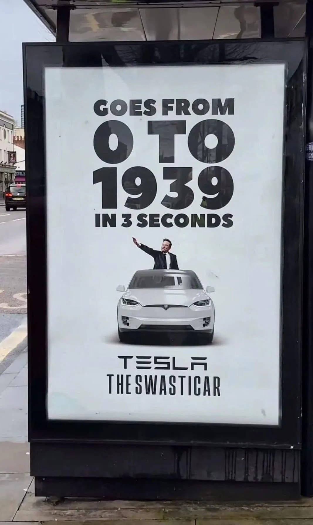 Fake Tesla OOH — From 0 to 1939 in 3 seconds – THEINSPIRATION.COM