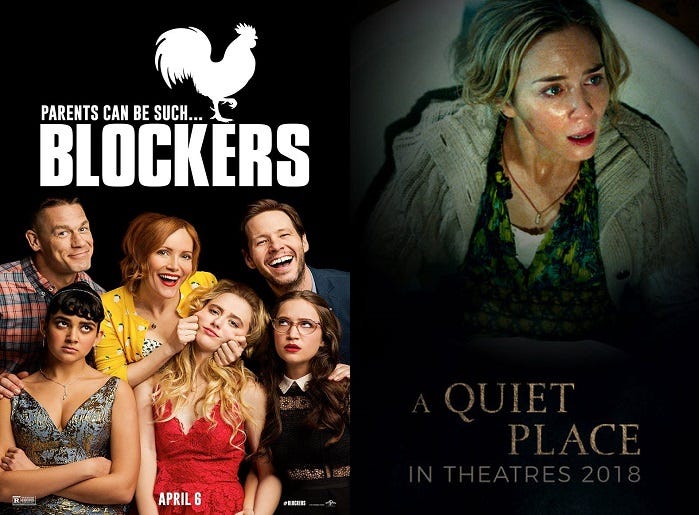 a quiet place box office weekend with blockers sxsw hot