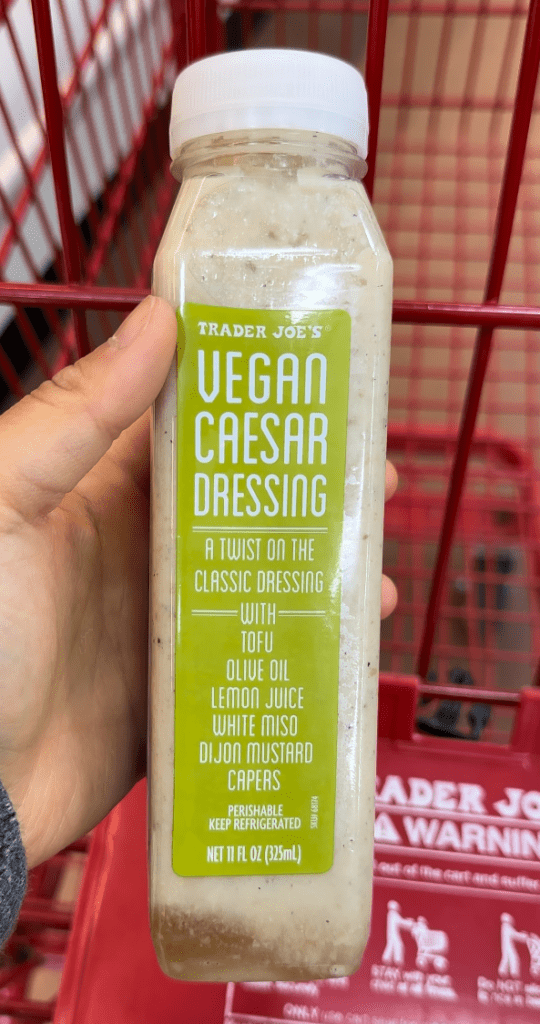 vegan caesar dressing  at trader joes