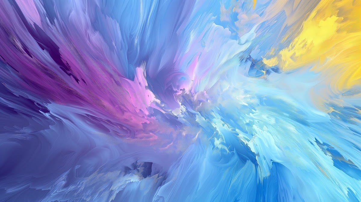 Ai Art, Illustration, Abstract, Painting, Brush Strokes 5K Phone Wallpaper