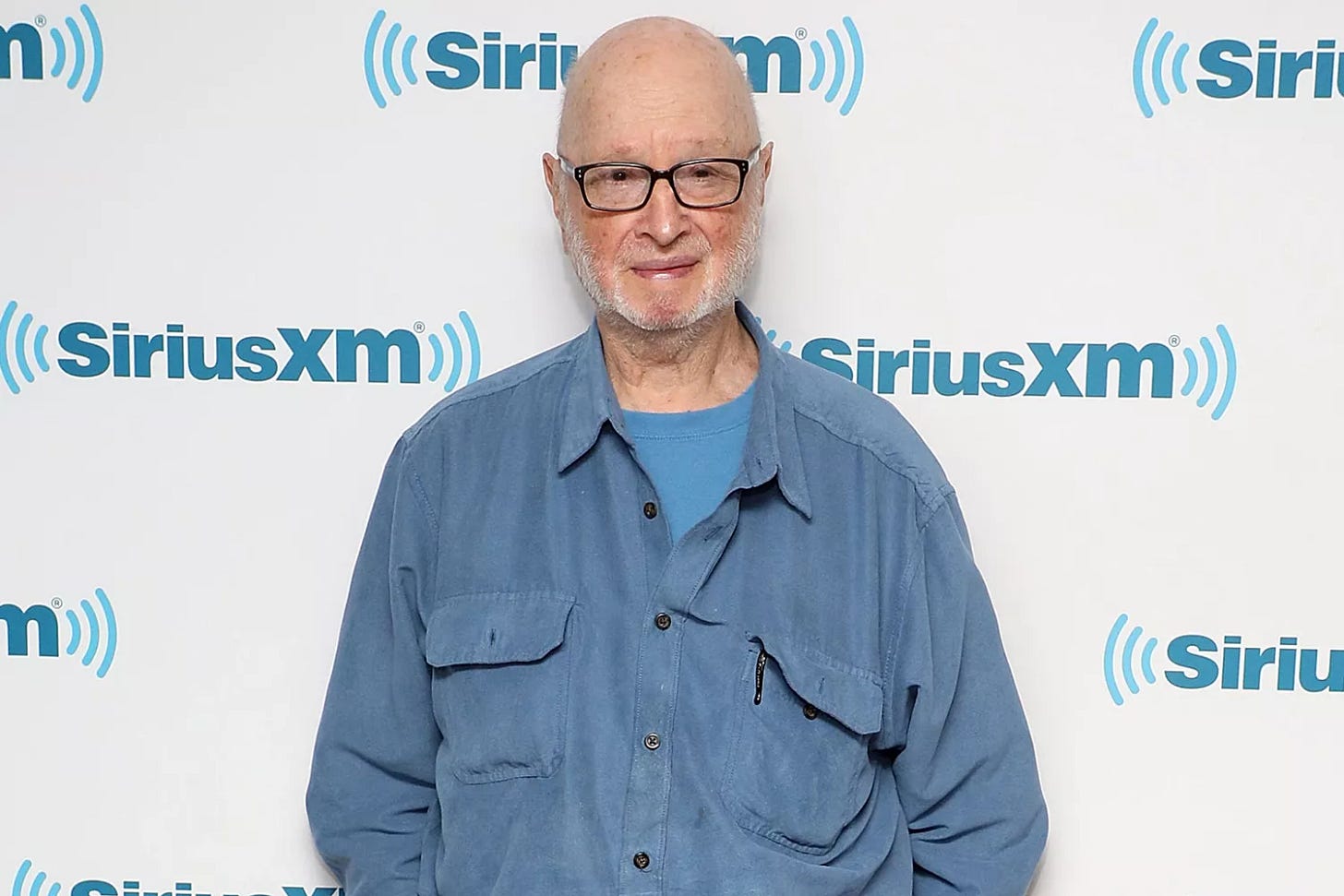 Jules Feiffer visits the SiriusXM Studios on May 30, 2018 in New York City. 