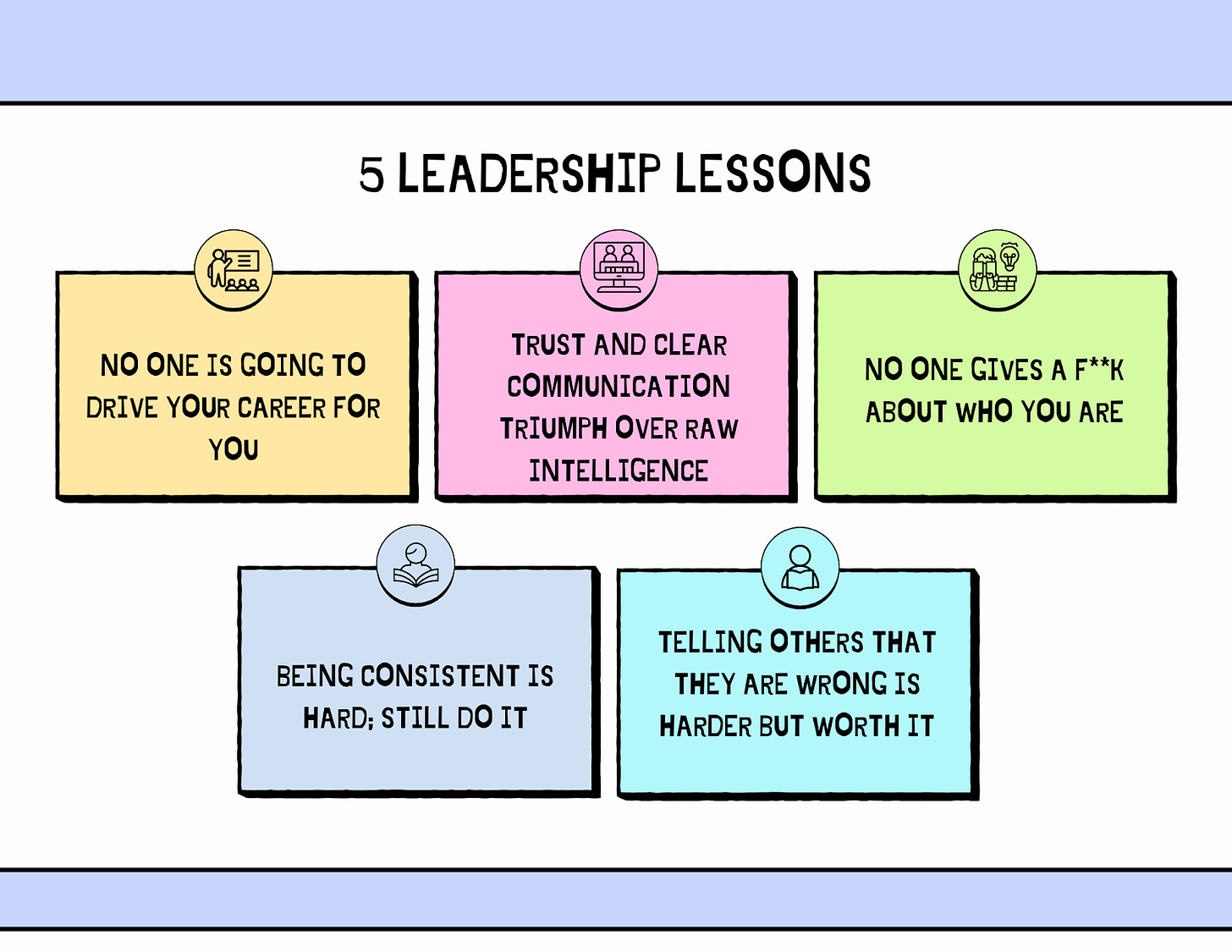 5 leadership lessons you'll learn