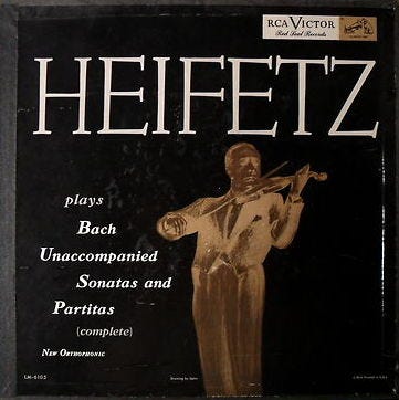 Heifetz Plays Bach Unaccompanied Sonatas and Partitas (Complete) by Jascha  Heifetz (Album, Baroque Music): Reviews, Ratings, Credits, Song list - Rate  Your Music