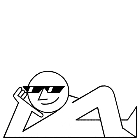 A cartoon character wearing sunglasses gives a thumbs up. text says gr8t A cartoon character wearing sunglasses gives a thumbs up. text says gr8t