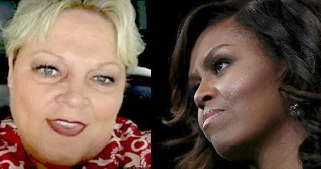 pamela ramsey taylor on michelle obama ape in heels