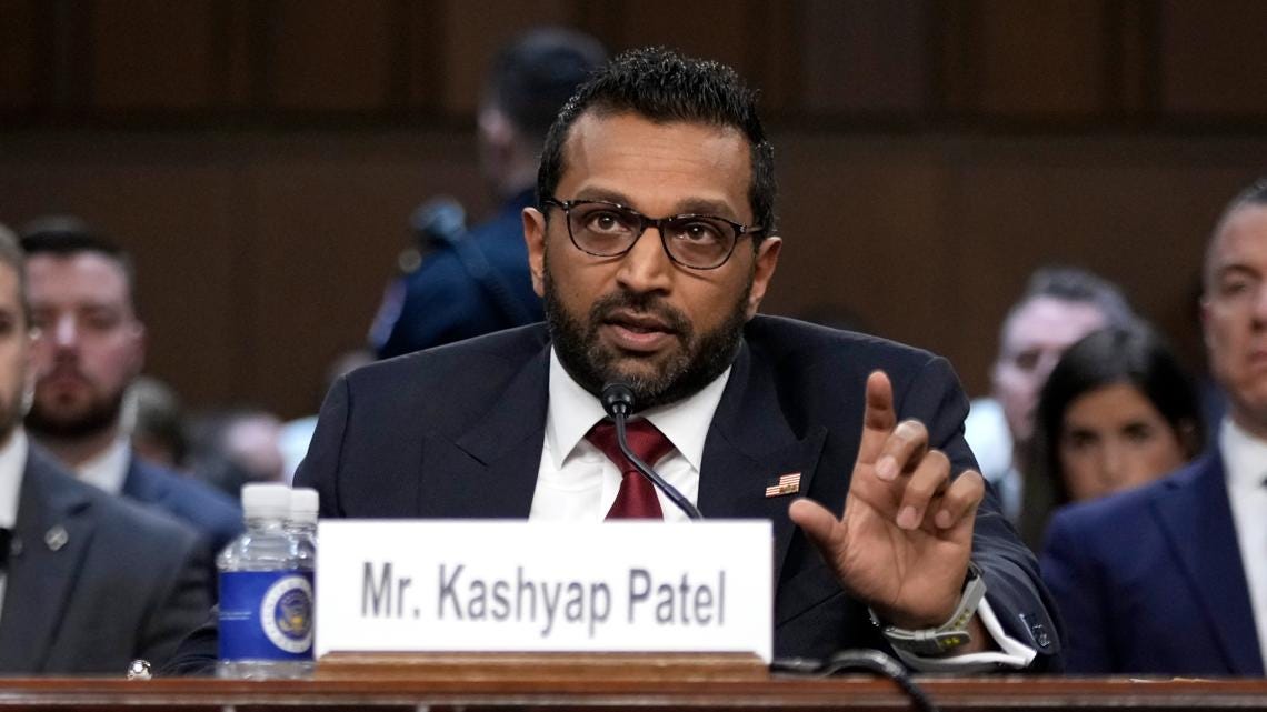 Kash Patel insists he won't seek retribution if sworn in as FBI leader |  kcentv.com