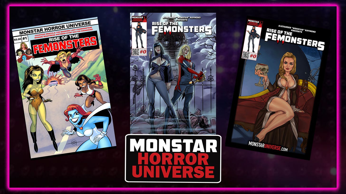 MONSTAR HORROR UNIVERSE Comic Books San Diego Comic Con promotion