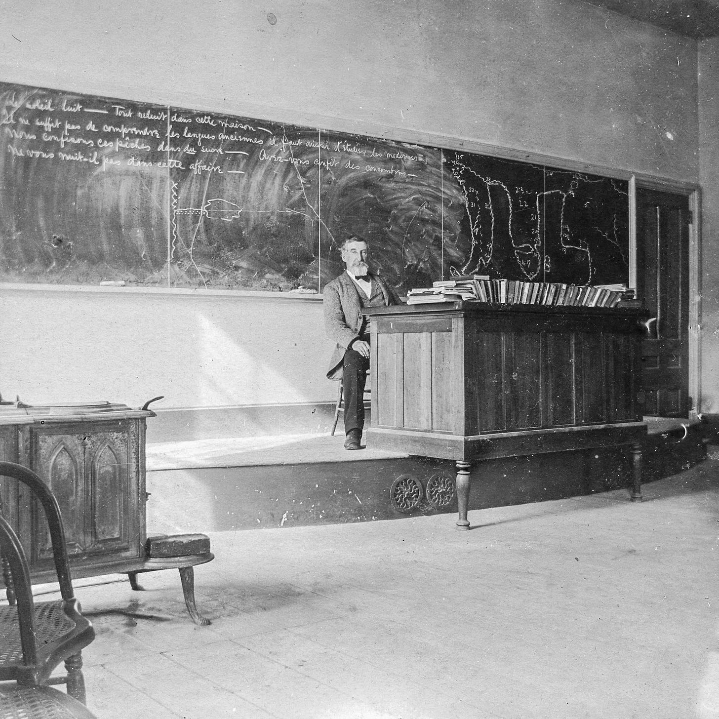 Will Preston at his desk