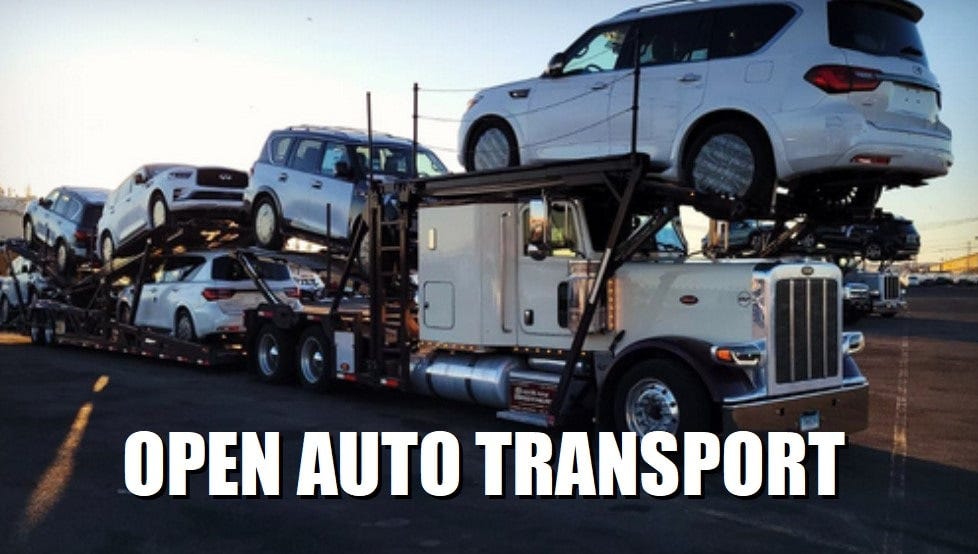 Open Transport is safe and cheaper than Enclosed Transport.