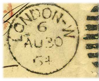 London western district postmark