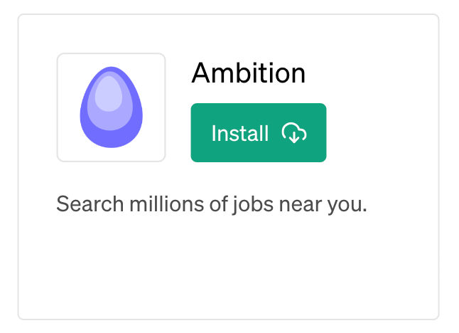 Ambition - HR ChatGPT Plugins
