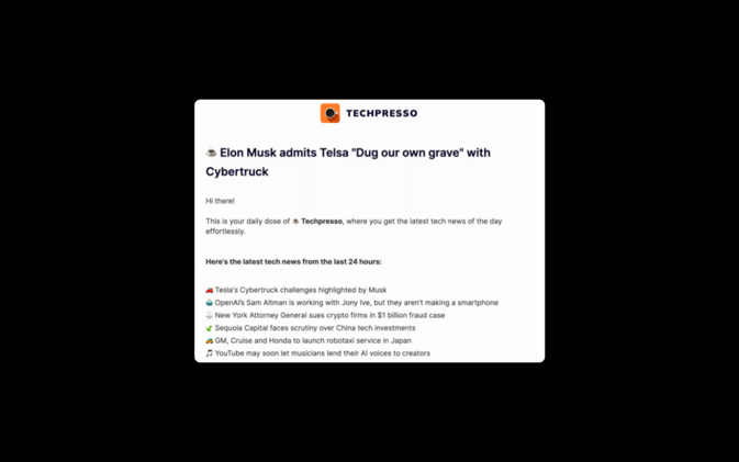 A Newsletter About A.I and Tech News Making $1K MRR
