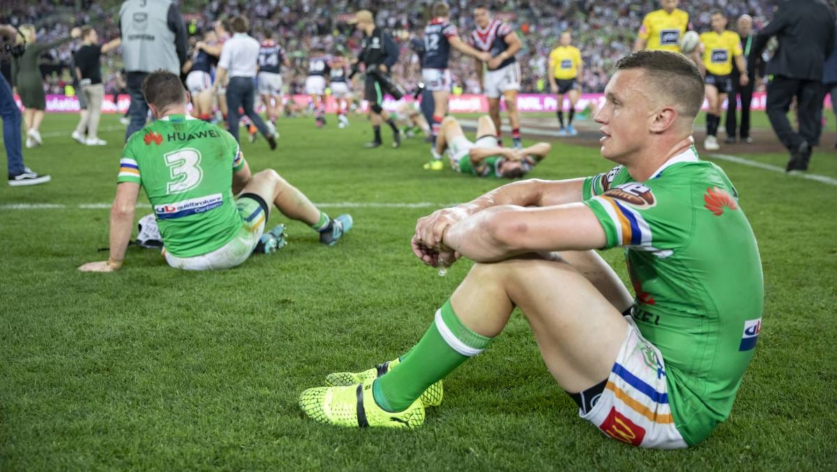 Canberra Raiders star Jack Wighton says NRL grand final loss 'the worst  moment of my life' | The Canberra Times | Canberra, ACT
