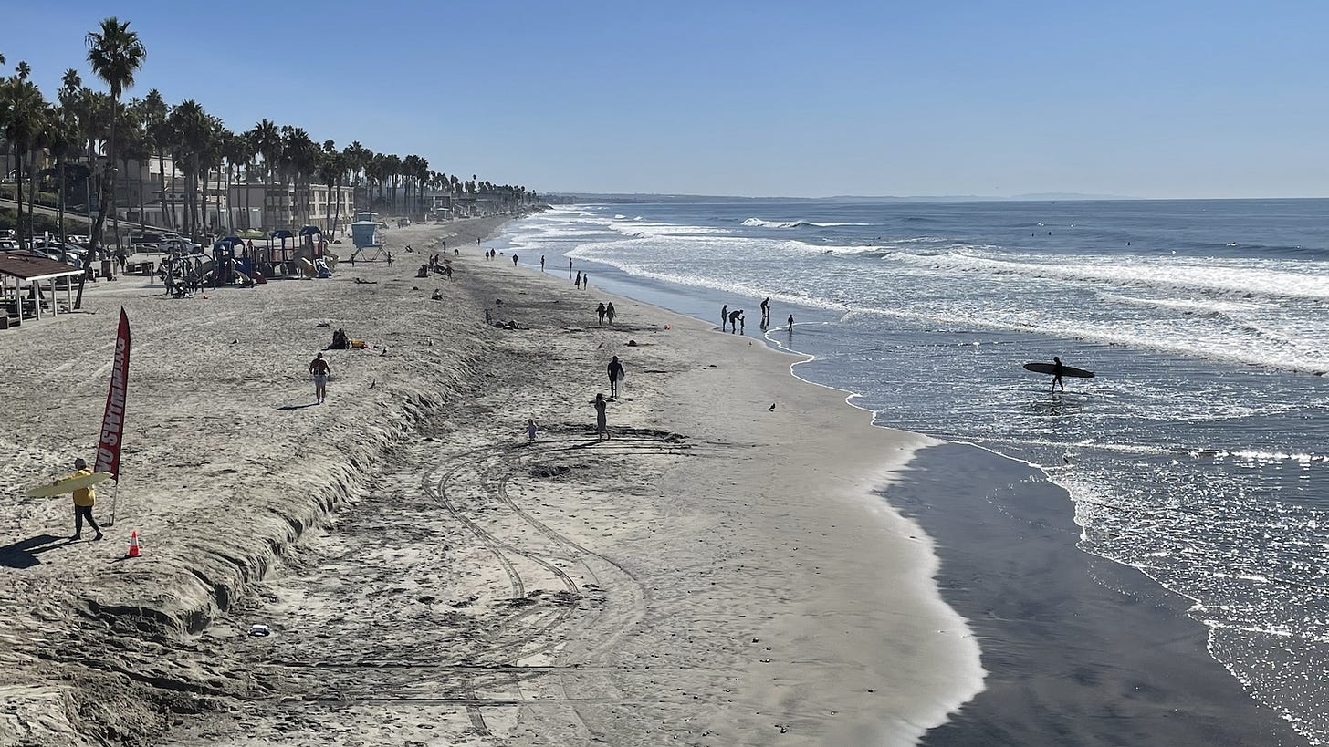 The city of Oceanside is moving into the next phase of its RE:BEACH sand retention pilot program. Steve Puterski photo