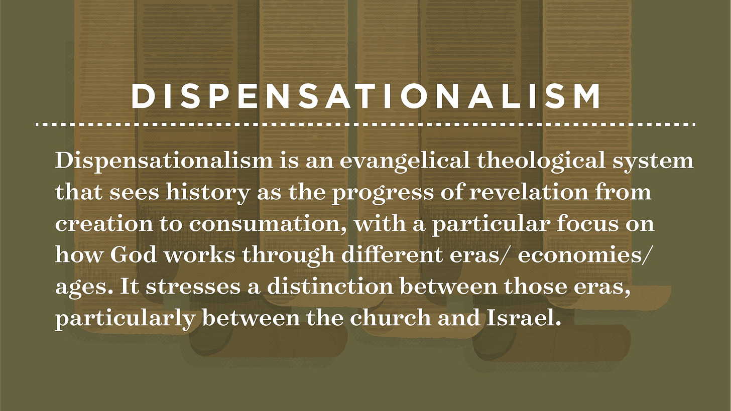 Covenantalism vs. dispensationalism (part 2): dispensationalism | The  Cripplegate