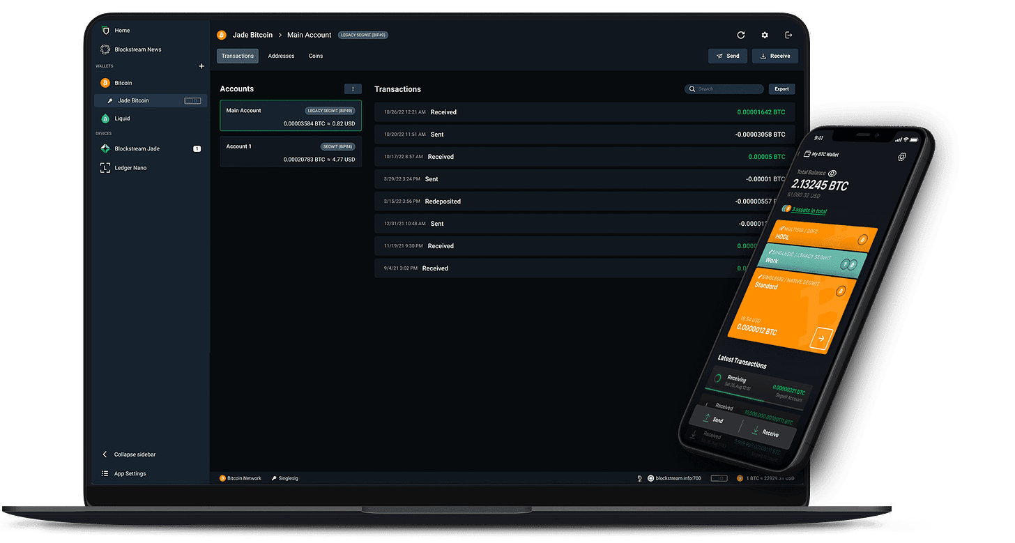 Blockstream Green: Simple and secure Bitcoin wallet