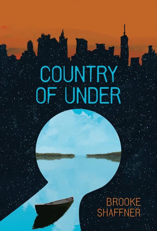 Country of Under by Brooke Shaffner, a tunnel reaching through a cityscape