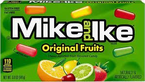 Amazon.com : Mike and Ike Chewy Candy, Original, 5 Ounce (Pack of 12) :  Taffy Candy : Everything Else