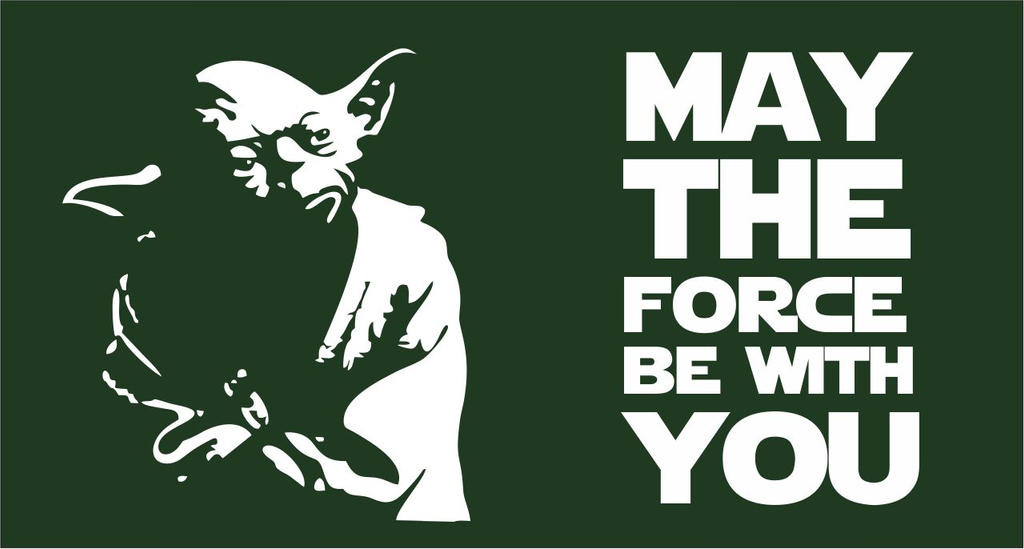 Star Wars Yoda May The Force Be With You Poster | semnas2023.darmajaya.ac.id