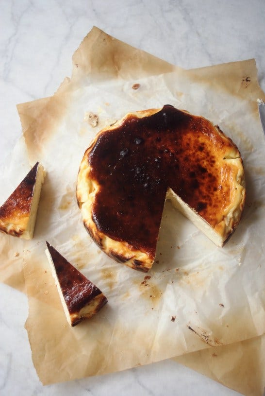 burnt Basque cheesecake