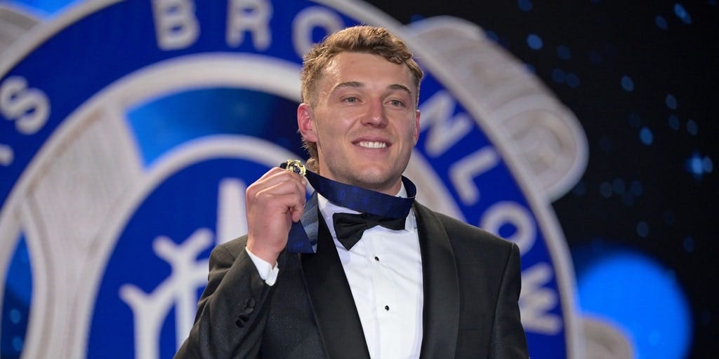 Carlton captain Patrick Cripps storms to second Brownlow Medal win on  record night