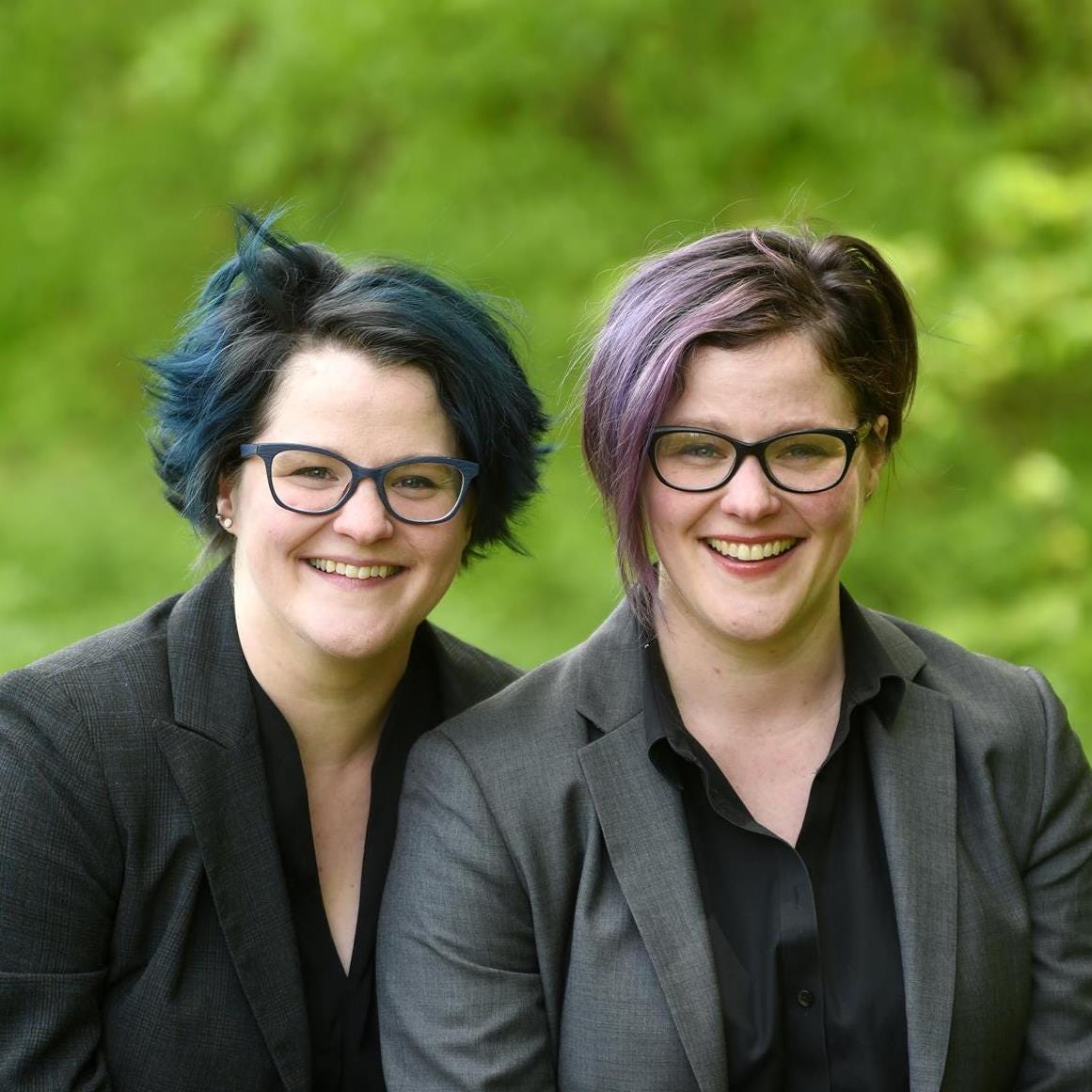 Emily on left and her sister Amelia on right posing for their latest book “Burnout” Photo courtesy of Emily Emily on left and her sister Amelia on right posing for their latest book “Burnout” Photo courtesy of Emily