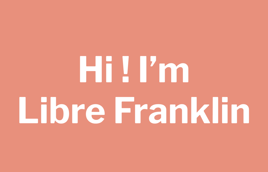 Libre Franklin cover 