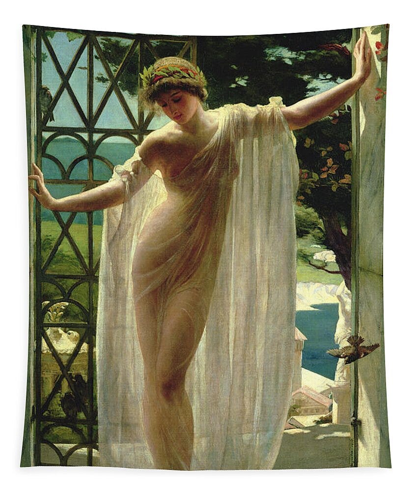 Lesbia Tapestry by John Reinhard Weguelin - Fine Art America