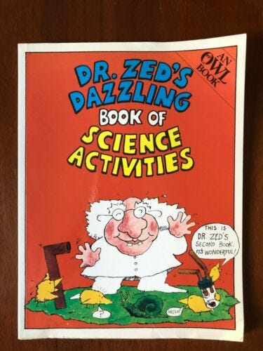 Dr.Zed's Dazzling Book of Science Activities SIGNED BY DR. ZED FREE SHIP - Picture 1 of 3