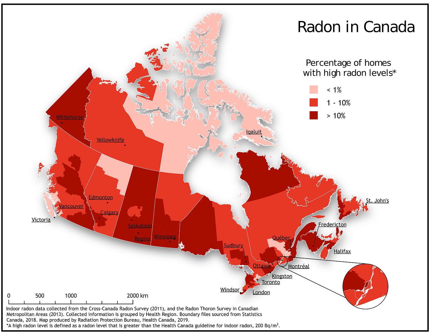 Radon Action Month in Canada - Data Blog - Public Health Infobase | Public  Health Agency of Canada