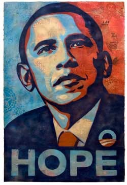 Now on View: Portrait of Barack Obama by Shepard Fairey | National Portrait  Gallery