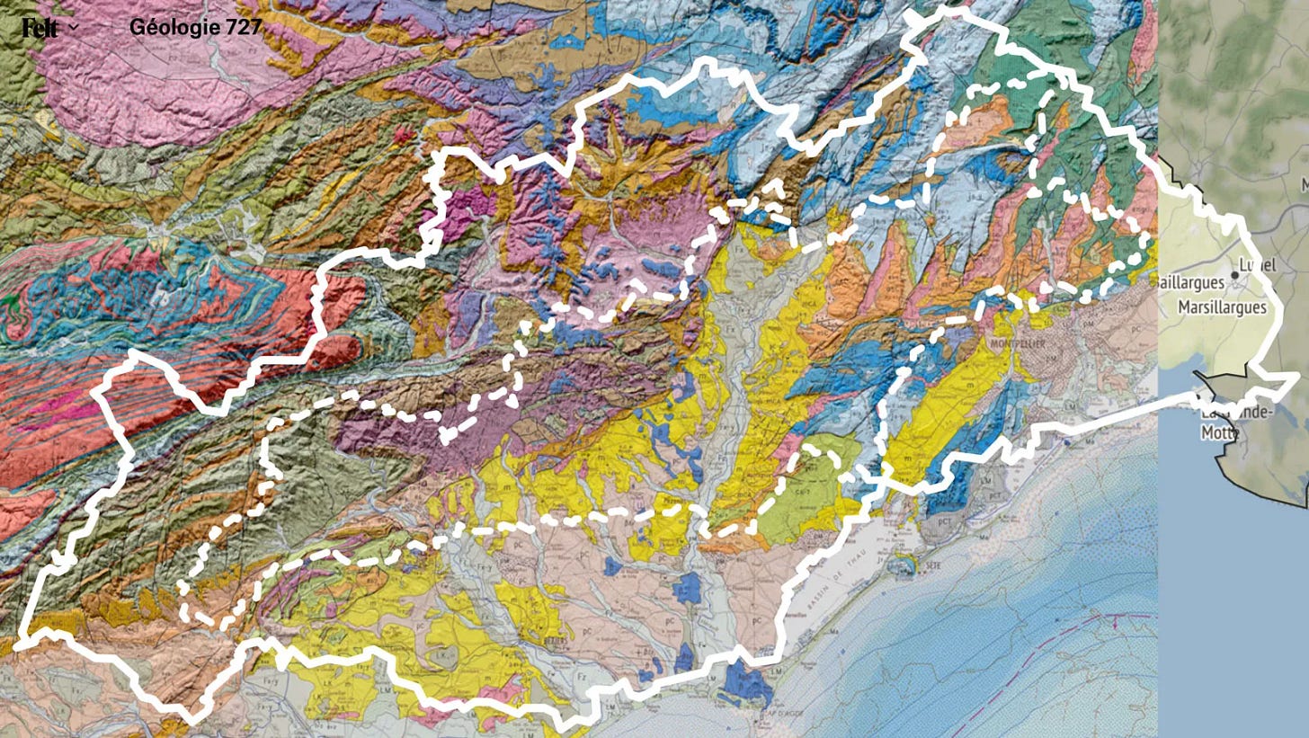 La géologie du 727 La géologie du 727
