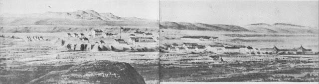 sketch of Fort Laramie 1867