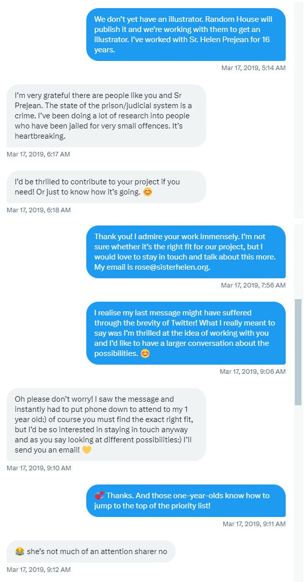 Twitter messages about graphic styles and justice