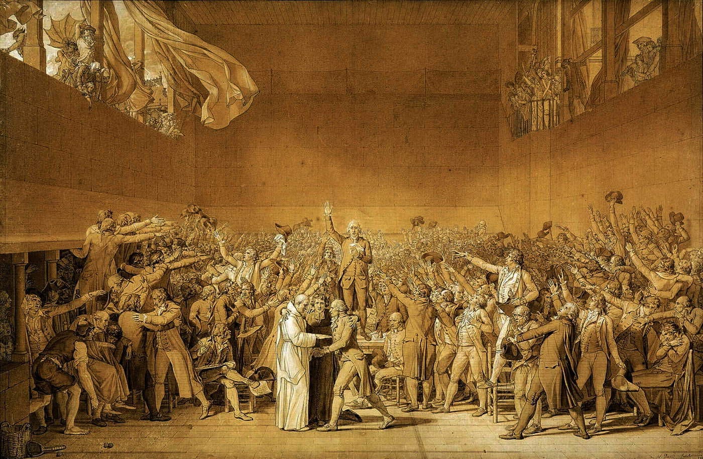 david tennis court oath