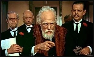 Old men at the bank in Mary Poppins.