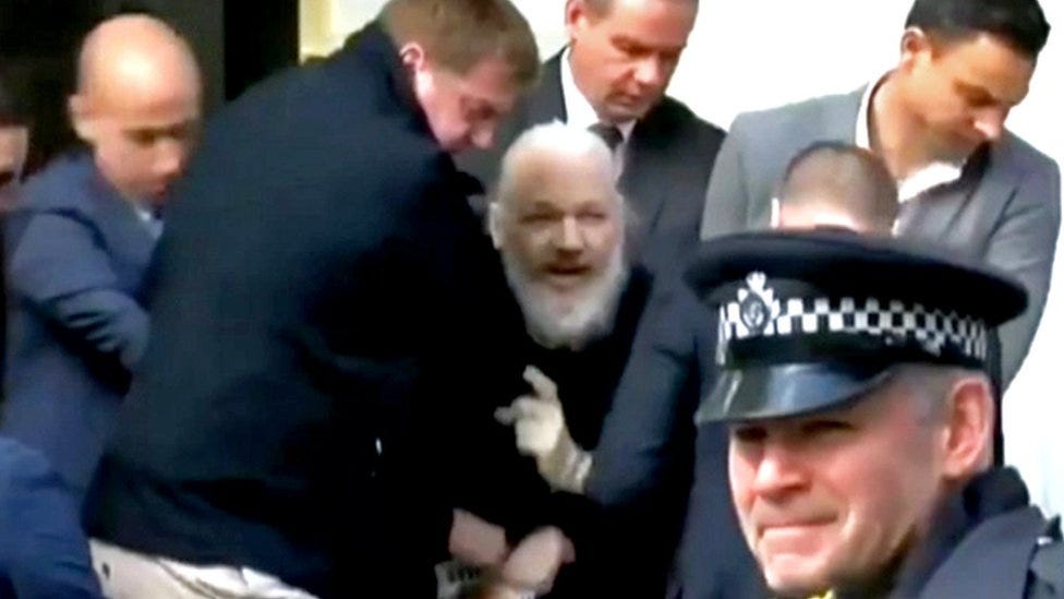 Julian Assange: Wikileaks co-founder arrested in London