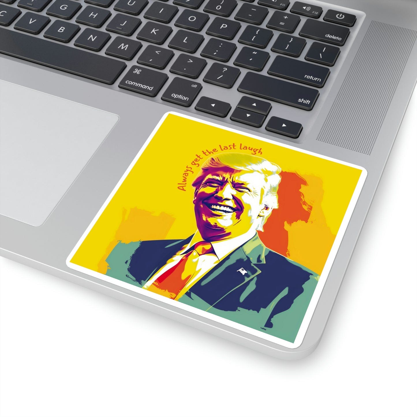 Trump's Last Laugh Square Stickers