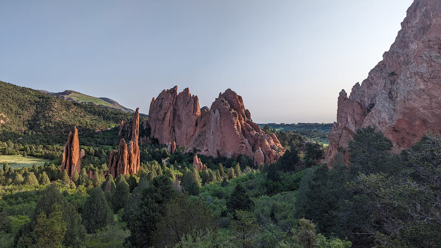 The Garden of the Gods in Colorado Springs - Things I Wrote Down by Andrew Kooman