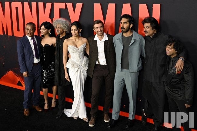 Photo: Cast members Attend the "Monkey Man" Premiere in Los Angeles -  LAP2024040307 - UPI.com