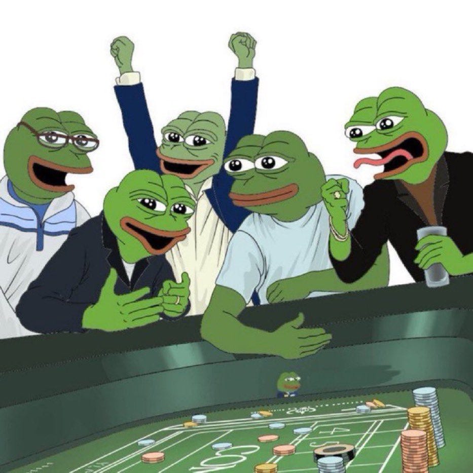 z🐸 on X: "gamble harder $pepe https://t.co/YOee8NE5Tx" / X