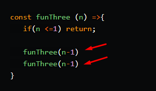 O(2^n) - Exponential Time Complexity: recursive calls number