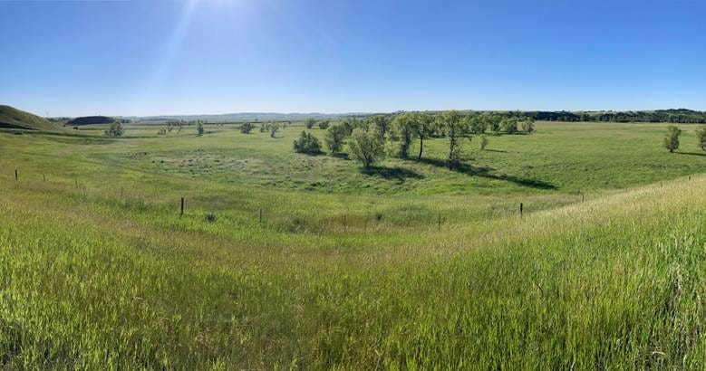site of Oceti Sakowin camp today site of Oceti Sakowin camp today