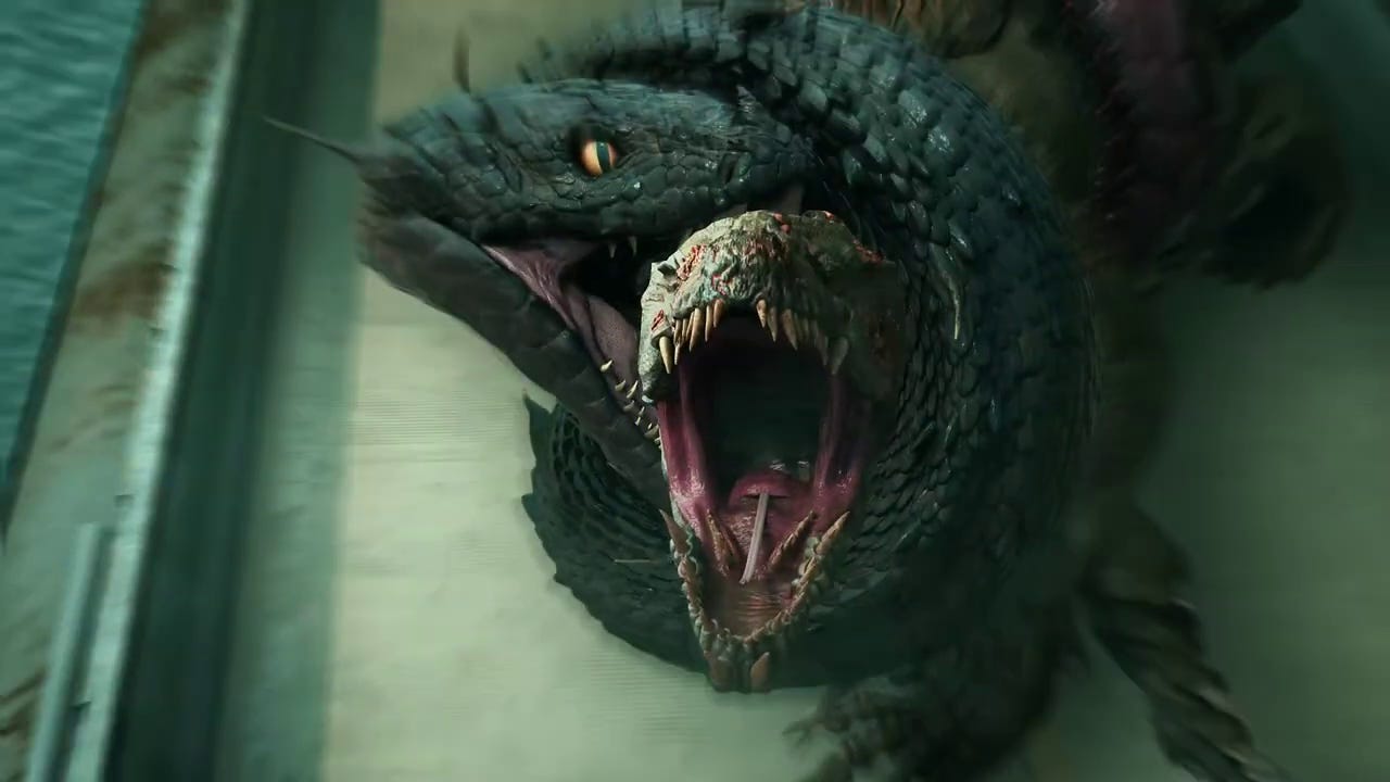 the lizard berserk monitor lizard chinese monster movie creature feature 2024 movie review