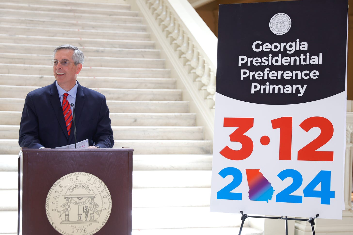 Presidential primary in Georgia scheduled for March 12, 2024